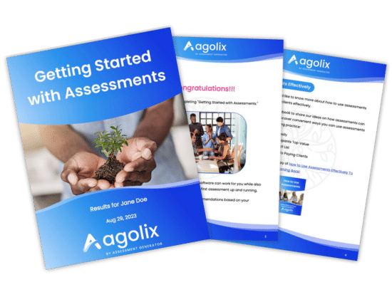 PDF Report for Getting Started Assessment (agolix)