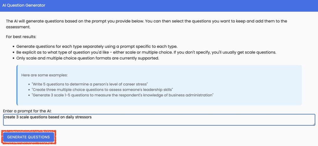 AI Question Generator