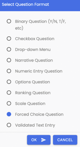 Forced Choice Question