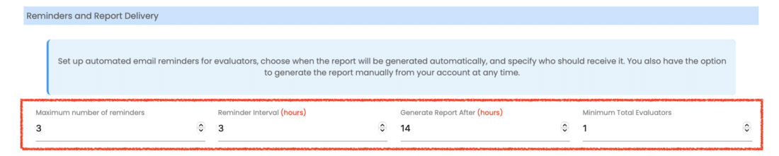 Reminders and Report Delivery