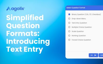 Simplified Question Formats: Introducing Text Entry